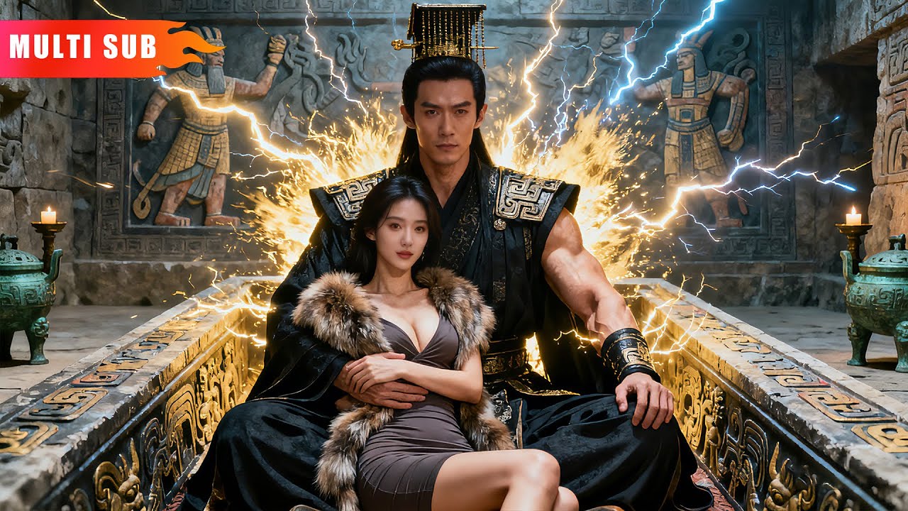 【Multi Sub】⚡️兩名美女一把打開暴君的棺材摸到兩顆舍利子，卻意外喚醒沉睡數千年的暴君！沒辦法只能以身相許平息帝王之怒~#viral #短劇 #cdrama