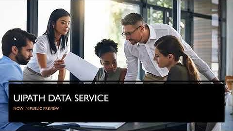 UiPath Data Service | Getting Started | No Code Data Modelling Platform
