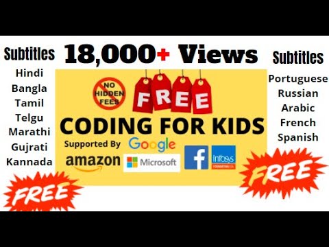 FREE नि: शुल्क! बच्चों के लिए कोडिंग| बच्चों के लिए प्रोग्रामिंग | कोडिंग कैसे सीखें