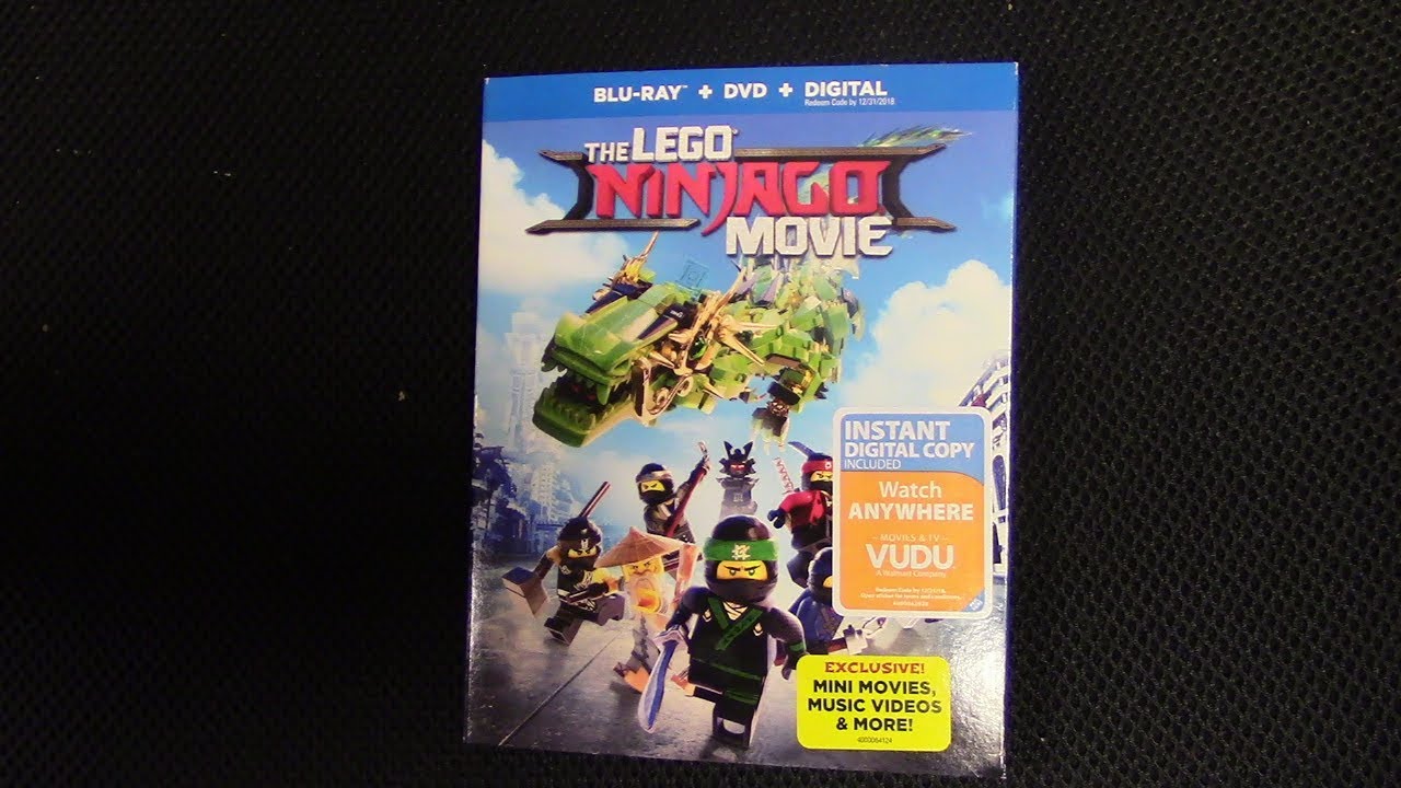 The Lego Ninjago Movie Blu-ray Unboxing - YouTube