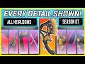 ALL APEX LEGENDS HEIRLOOMS COMPARED - SEASON 7 EDITION (ALL FEATURES, SECRETS & ANIMATIONS)