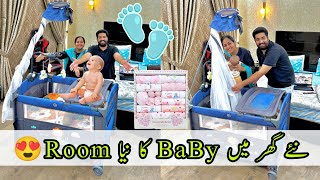 Our BABY'S 💙 Room in NEW House 🏡 | BABY'S Room TOUR | Ramish Ch Vlogs | BaBa Food RRC