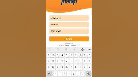 Therap System Clock In for Positive Care Employees