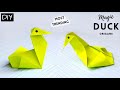 Origami duck  how to make paper duck  paper birds  paper animals paper craft shorts ytshorts