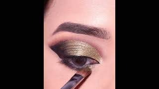 Party eyeshadow Look || Very simple and easy to create Eye Makeup Tutorial || Shilpa #shorts