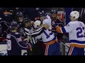 Pierre-Luc Dubois and Matthew Barzal Scrum (Mar. 26, 2019)