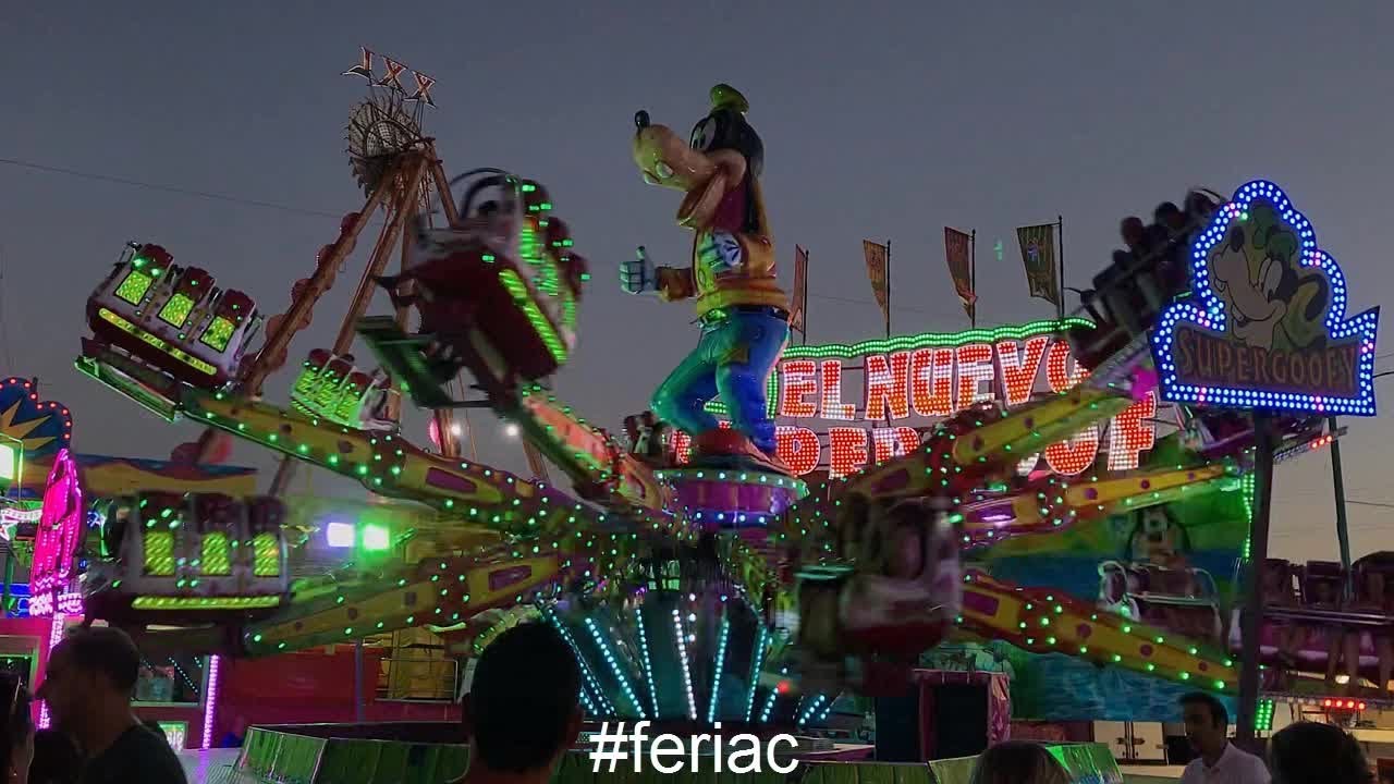 Atracción Super Goofy OFFRIDE Feria Málaga 2018