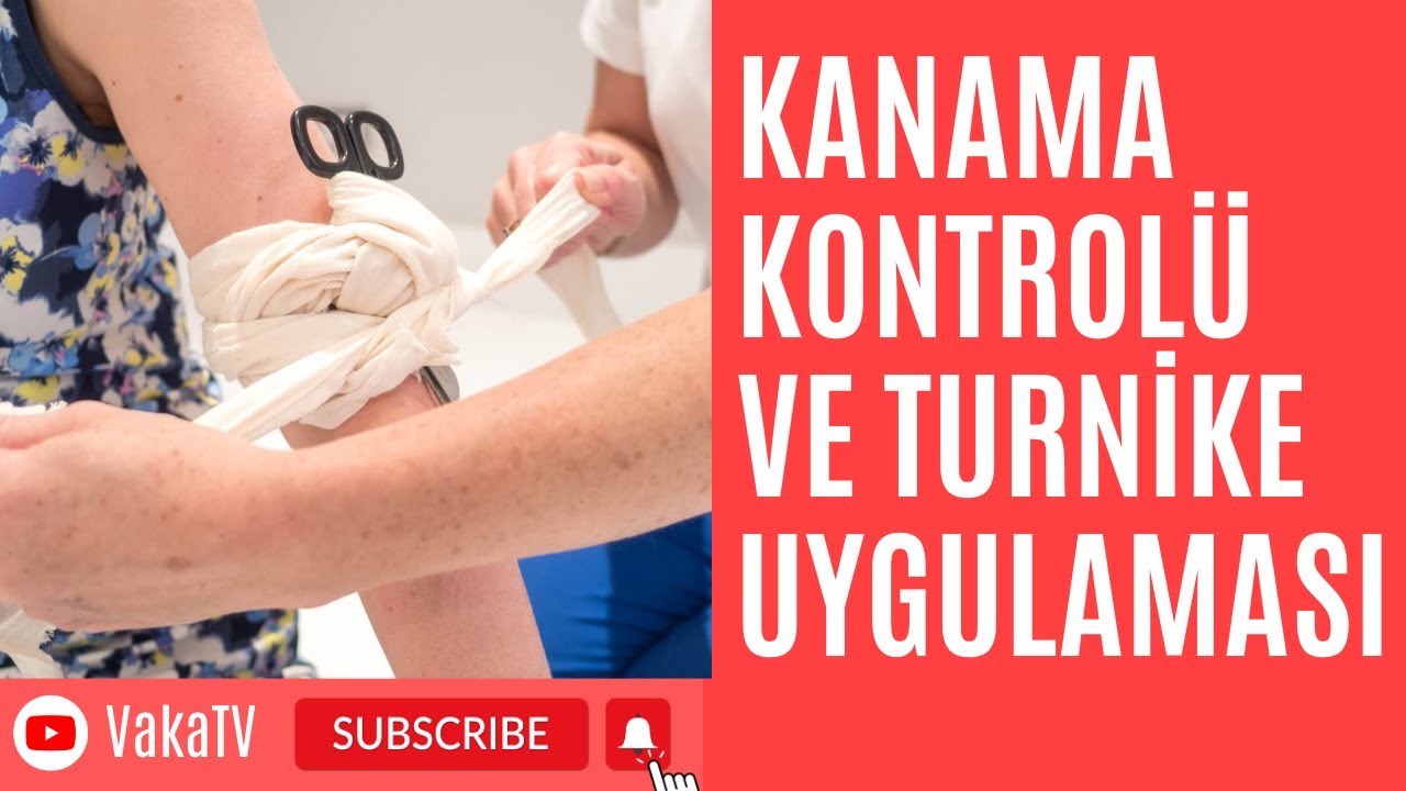 Kanamalarda İlk Yarım ve Boğucu Sargı-Turnike Uygulaması - Paramedik Harun ÖZKAN