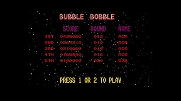 ATARI ST # BUBBLE BOBBLE (FIREBIRD , 1987.) # 438.060 PTS. #