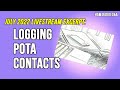 How to log your POTA contacts - July 2022 Livestream excerpt #hamradioqa