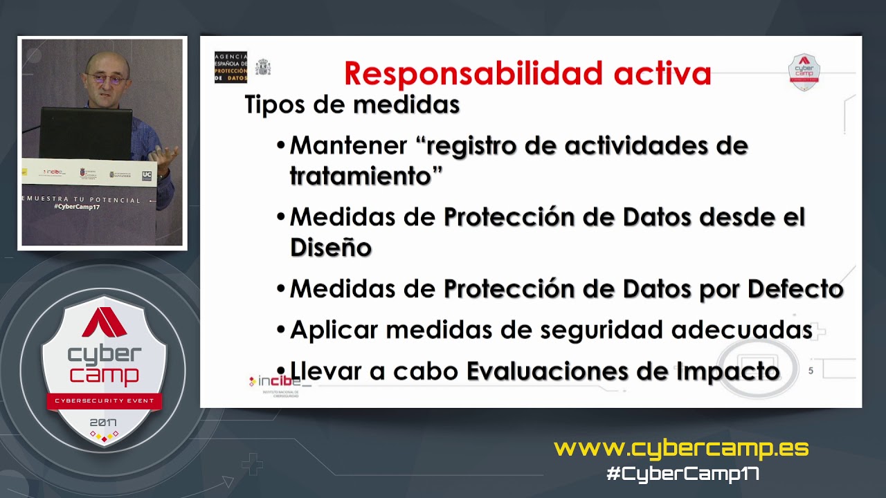 Spanish Agency Data Protection (A. Calvo and J. Prieto) EP17 - CyberCamp 2017 (EN)