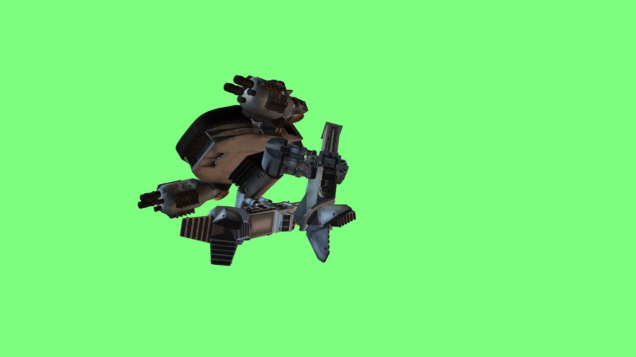 green screen ed209 unit falls over s01r01 1080p.avi