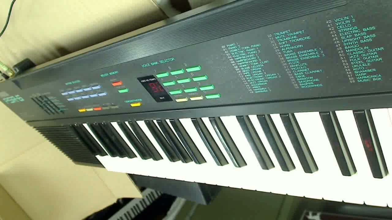 【動作品】YAMAHA PSR-6 100音色 リズム 内蔵 アダプター付き Yamaha PSR-6 Synthesizer - Evolution Music