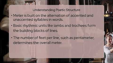 How Do We Define Poetic Meter In Literature?
