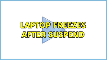 Ubuntu: Laptop freezes after suspend