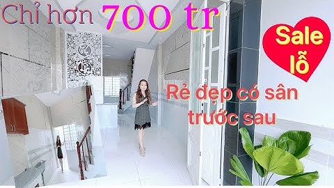 😇Chỉ có thể là nhà Kim Thủy hơn 700tr mà có sân trước sau!1 lầu 2 phòng ngủ 2wc,gần chợ Bình Chánh