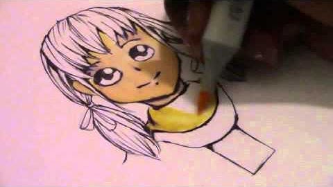 Using Copics for the first time.