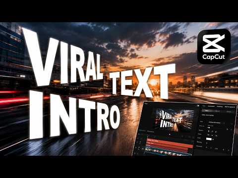 CapCut Cinematic Text Intro | CapCut Perspective Text | CapCut 3D Text Animation | CapCut Tutorial