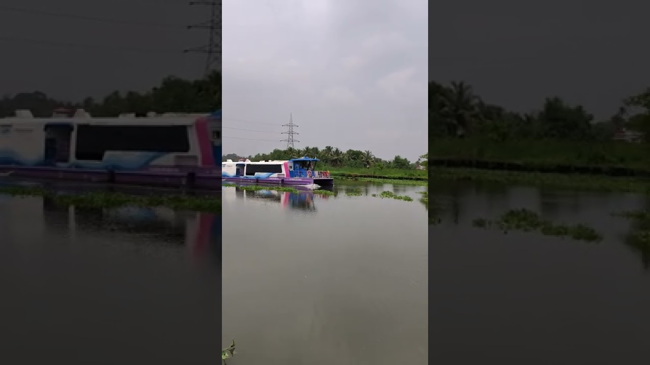 kerala's 1 st electric water metro project , kochi