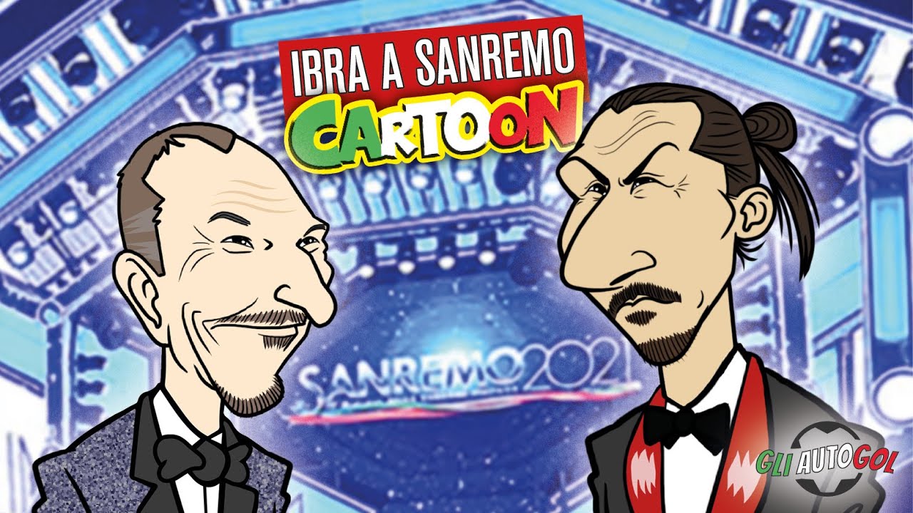AUTOGOL CARTOON - Ibra a Sanremo