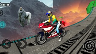 Impossible Motor Bike Tracks 3D Gameplay – Motorcycle Racing Games – Motorcycle Simulator #25 screenshot 4