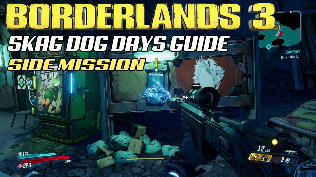 Borderlands 3 Skag Dog Days Side Mission YouTube