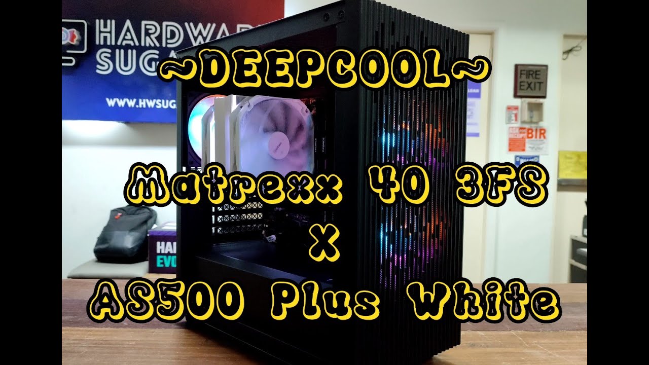 DEEPCOOL Matrexx 40 3FS and AS500 PLUS PC Build (Time-lapse) | PCB-15 ...