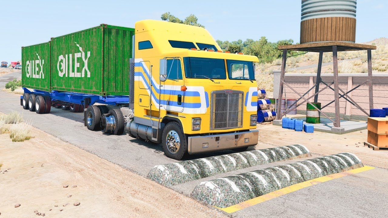 Trucks vs Speed Bumps #20 – BeamNG.Drive (LONG VIDEO)