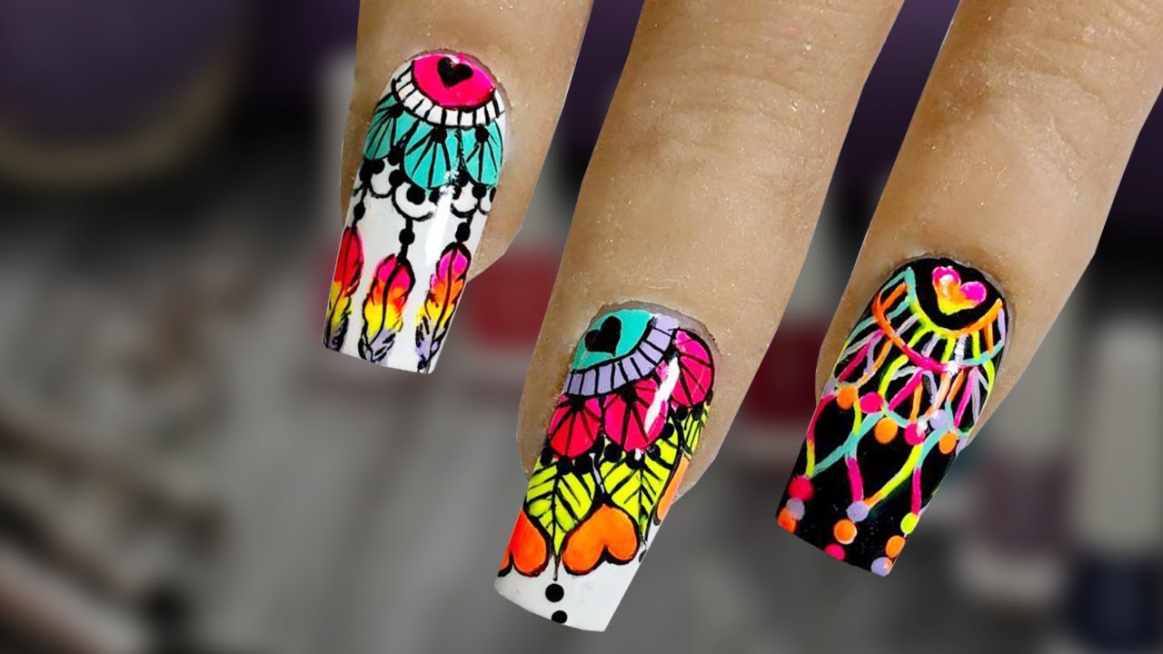 Ideas para decorar uñas/ Hermosos Nail Art paso a paso ?? - YouTube