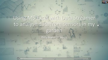 Smart Farming with Grove Sensors and Microsoft Excel with Data Streamer
