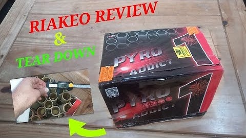 #RIAKEO FIREWORKS REVIEW & TEAR DOWN 30MM BORE SIZE REGS #RIAKEO FIREWORKS 