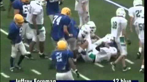 Jeff Foreman Jv Football Highlights WestMifflin