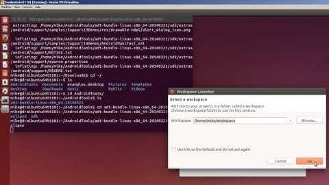Install Eclipse + Android Development Tools in 64 bit Ubuntu 14 04 clip9