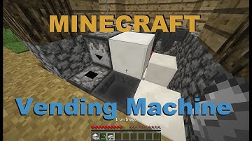 Minecraft Vending Machine tutorial