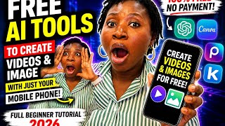 FREE AI Tools To Create Videos and Image  with Mobile phone 🔥 (Full Beginner Tutorial 2026) screenshot 3