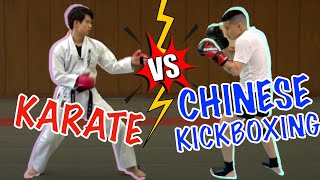 Karate vs Chinese Kickboxing "Sanda/Sanshou"! SPARRING! 【Episode #3】 screenshot 5