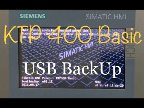 Siemens KTP 400 Basic | SIMATIC HMI USB Backup