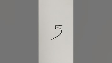 Number 5 to parrot 🦜 drawing #drawings #trending #viral