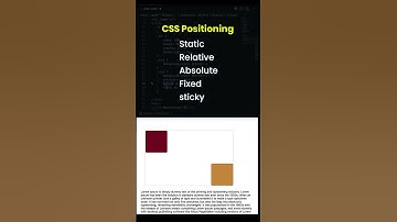 CSS Positioning property #css #webdevelopment #coding