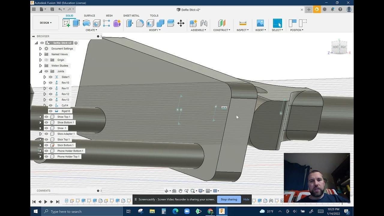 Fusion 360 Joints Placement & Motion YouTube