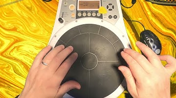 Roland Handsonic - with EZDrummer 3 (tight rock groove) #fingerstyle