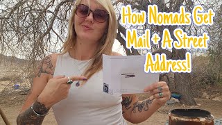 How Nomads Get Mail & A Street Address #nomadiclife #vanlife #camperlife #offgridlifestyle
