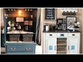 70+ Pics Coffee Bar And Tea Bar ideas 2021//Small And Large Wooding Coffee Bar