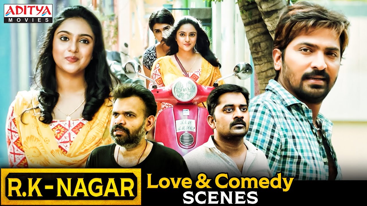 R K Nagar Movie Love & Comedy Scenes | Vaibhav Reddy, Sana Althaf ...