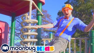 BLIPPI Visits Outdoor An Play Park! | Learn | ABC 123 Moonbug Kids | Educational Videos