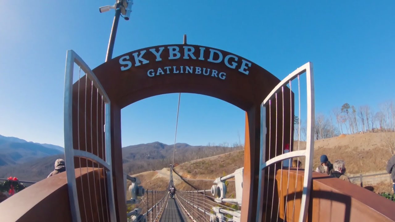 Gatlinburg SkyBridge Pedestrian Suspension Bridge YouTube
