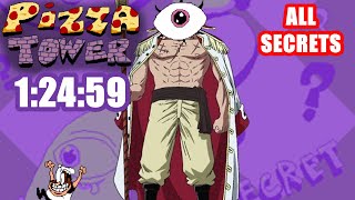 Pizza Tower All Secrets Speedrun - 1:24:59 (FWR)