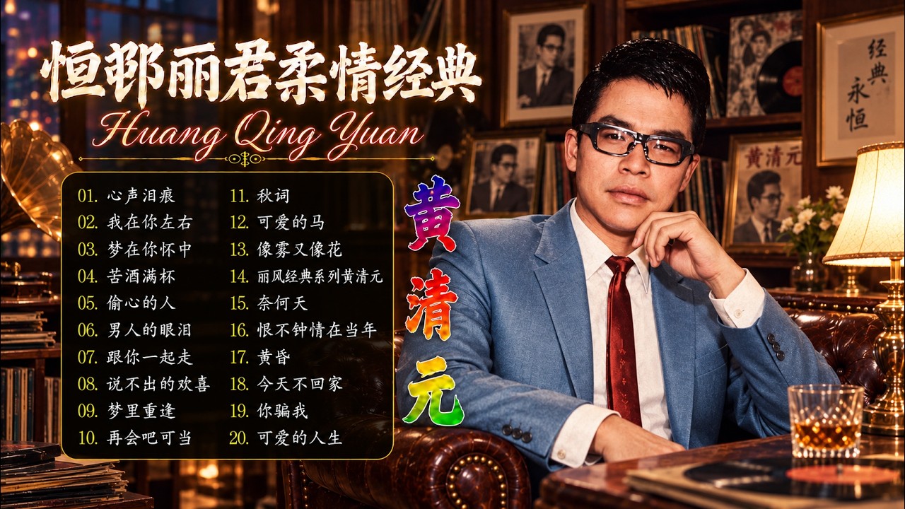 黄清元Huang Qing Yuan 难忘经典💕 黄清元难忘经典金碟|| 名曲珍藏丽风