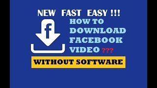 How to download facebook videos without any software NEW FAST EASY screenshot 4