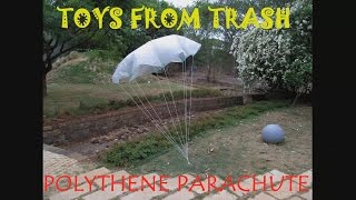 Polythene Parachute | English | Simple gliding toy
